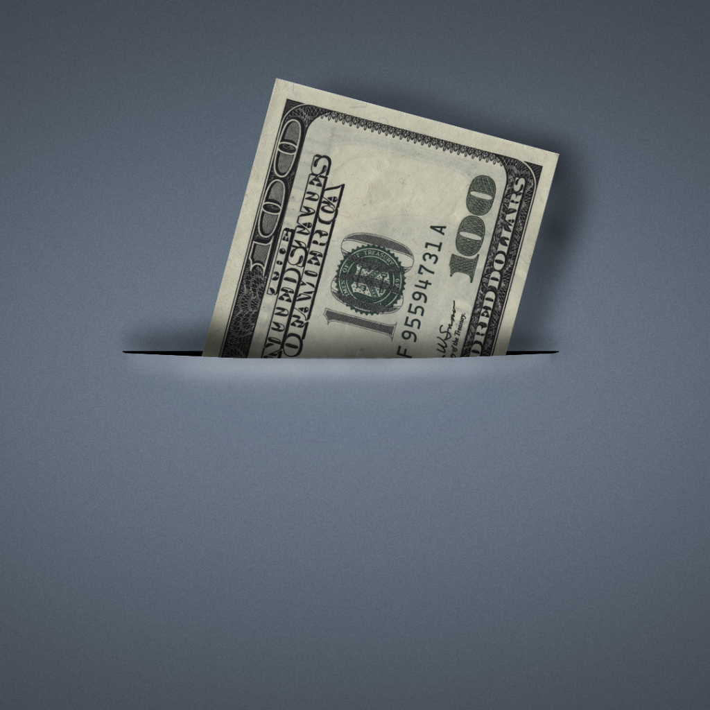 Сто долларов в щели