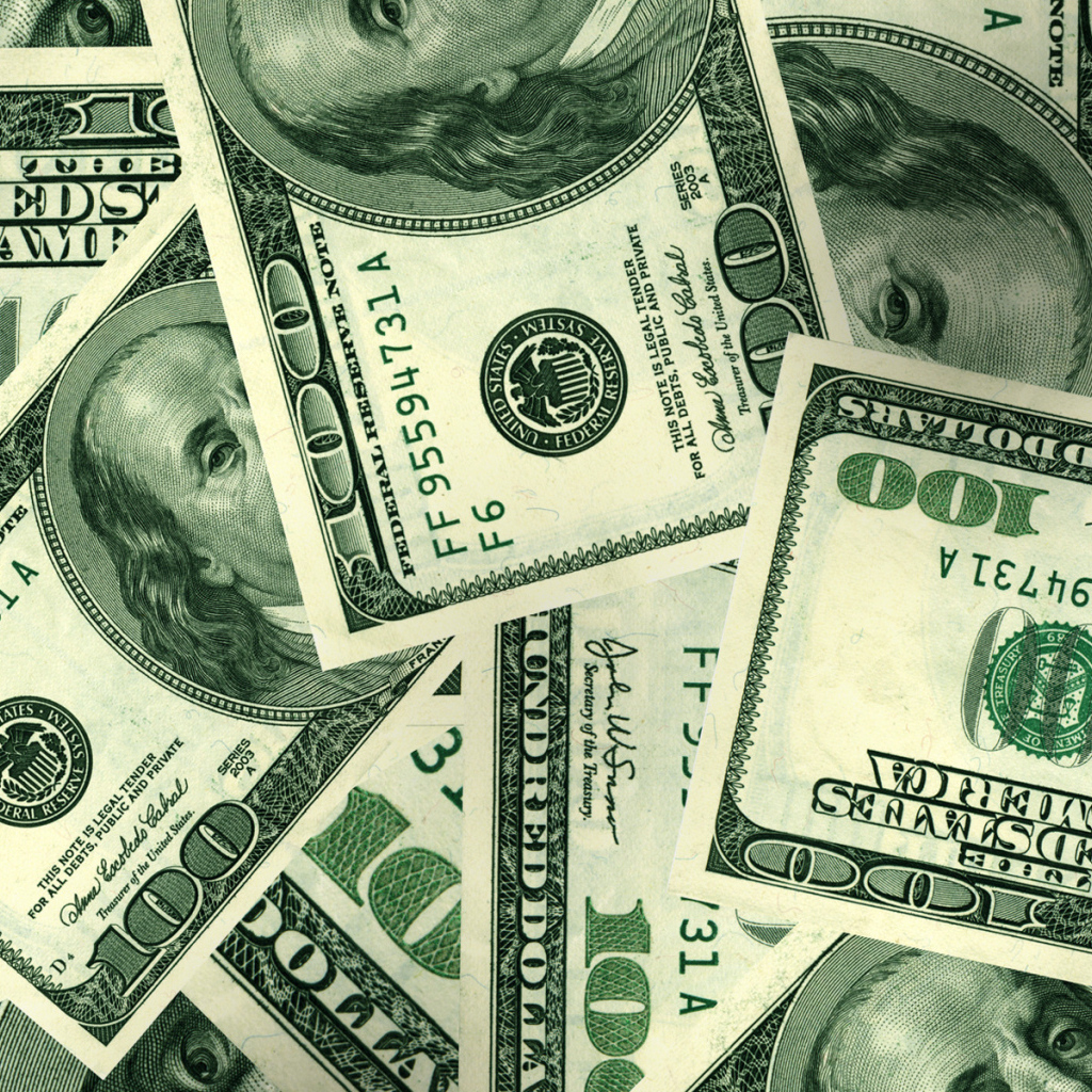 Обои с долларом