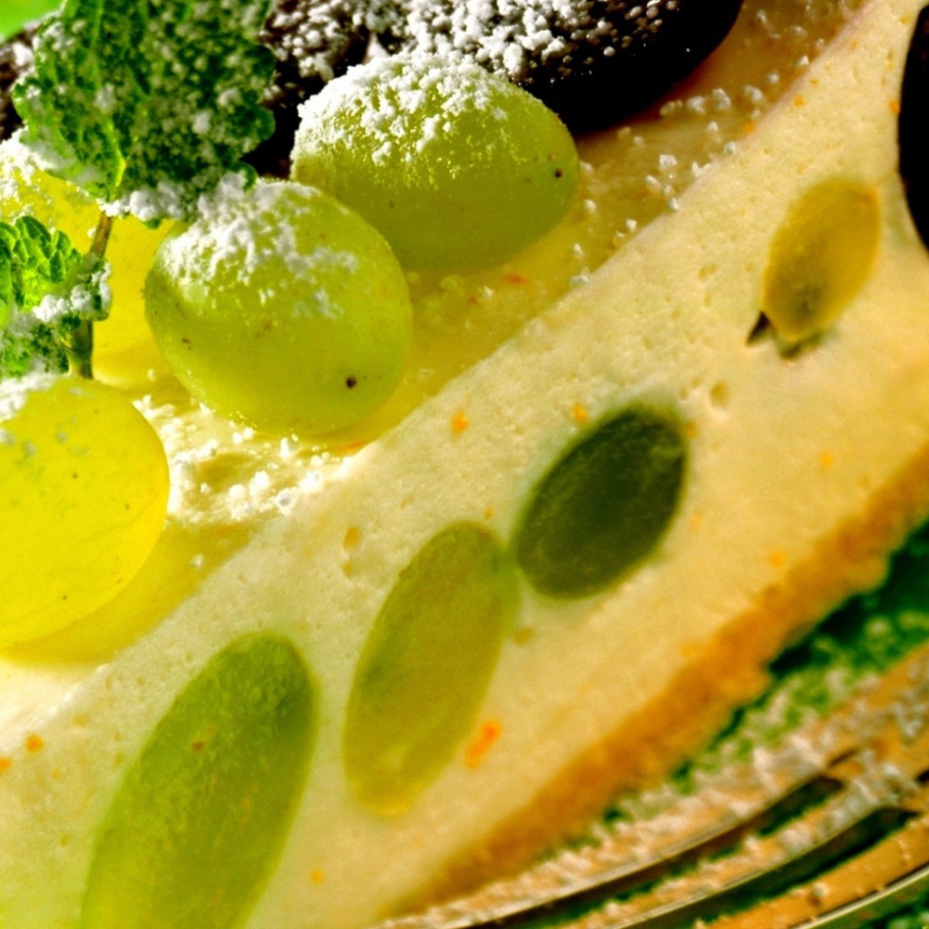 Торт с виноградом