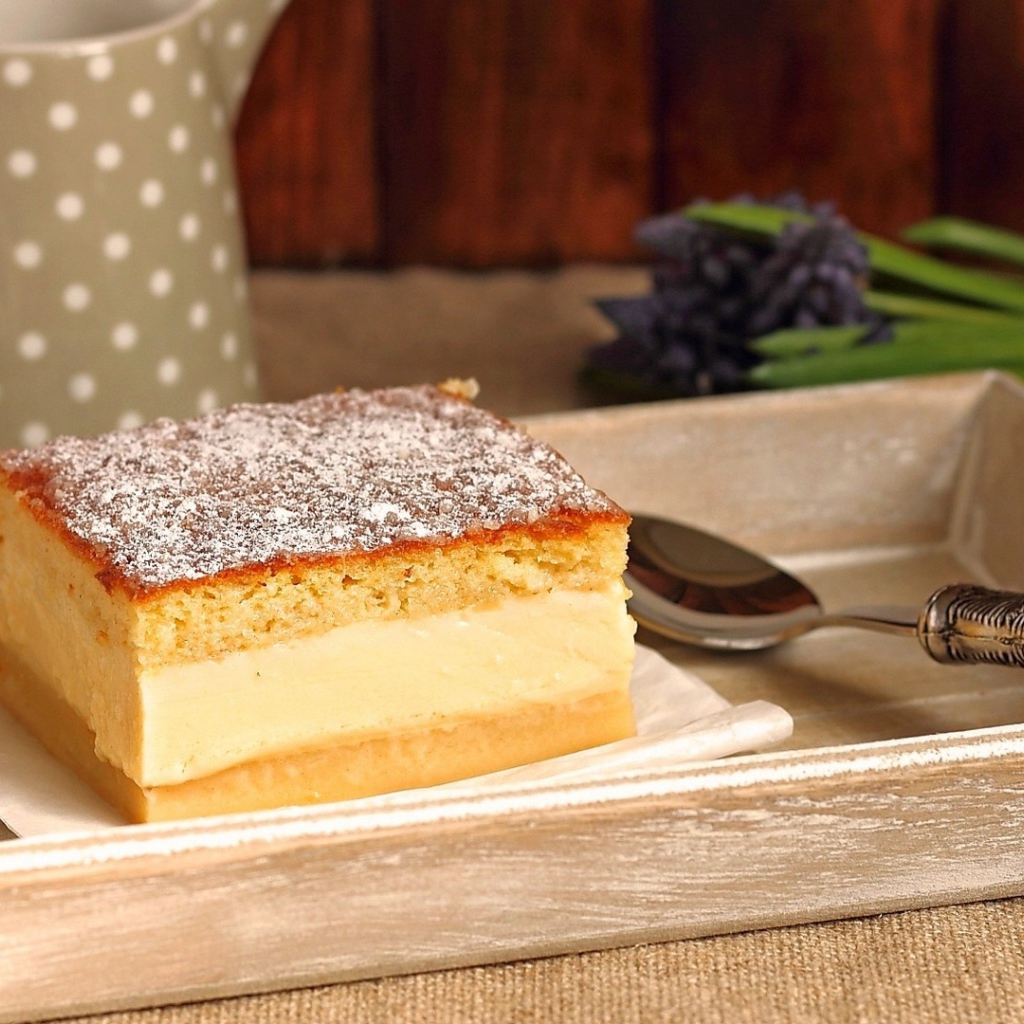 Персиковый бисквит