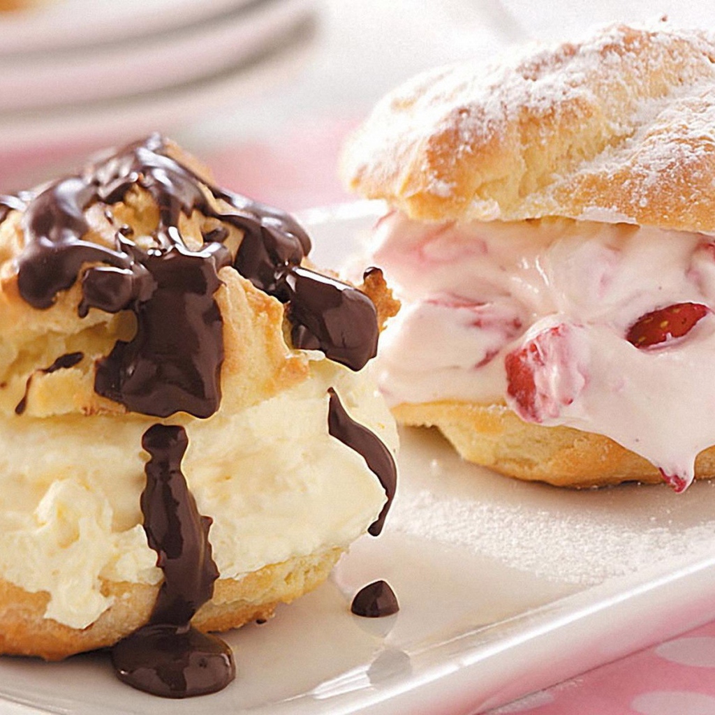 Булочки с кремом