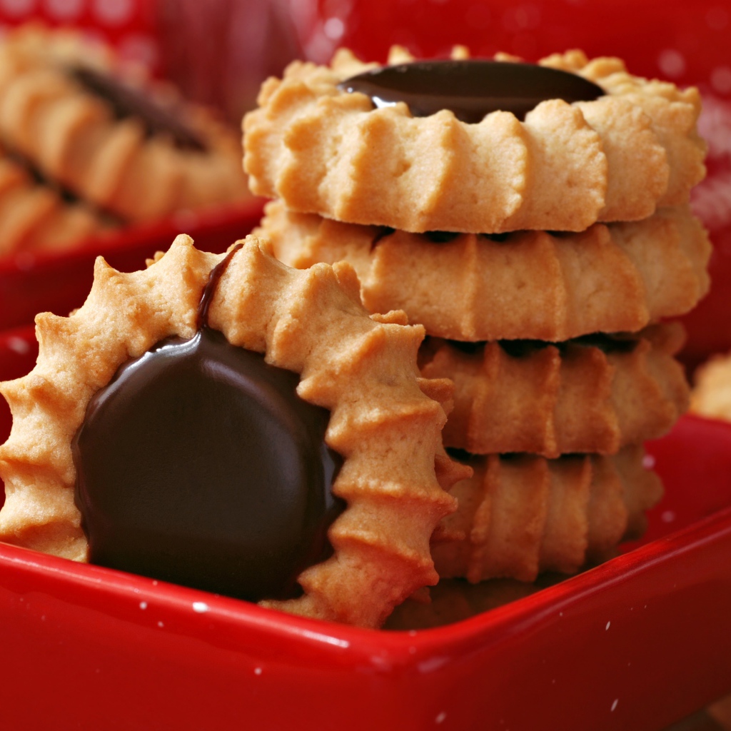 Печенье с шоколадом