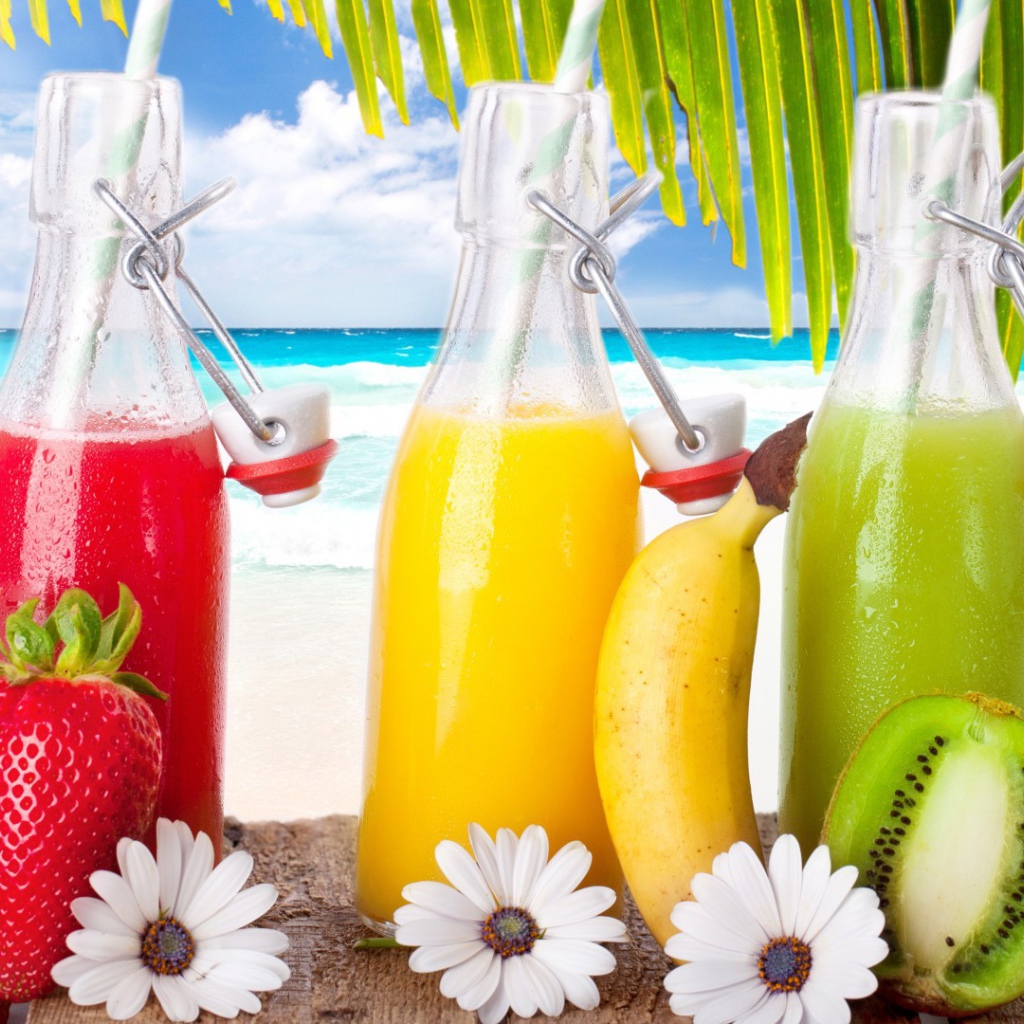 Коктейли из тропических фруктов