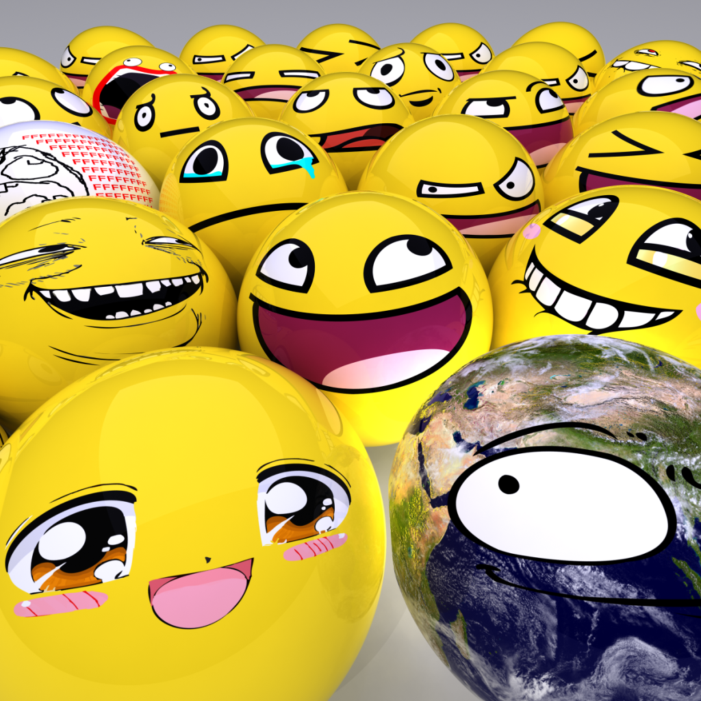Шарики смайлики