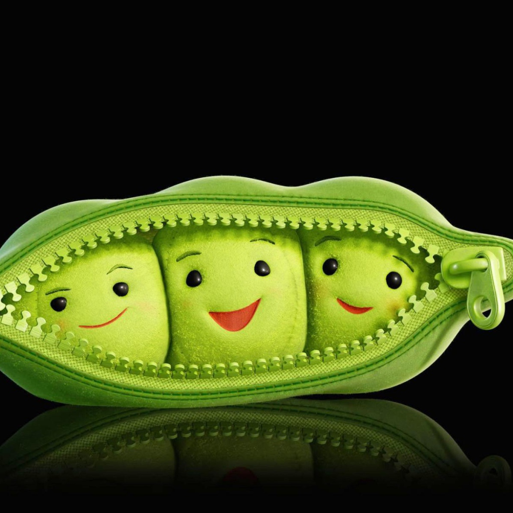 Горошины в стручке