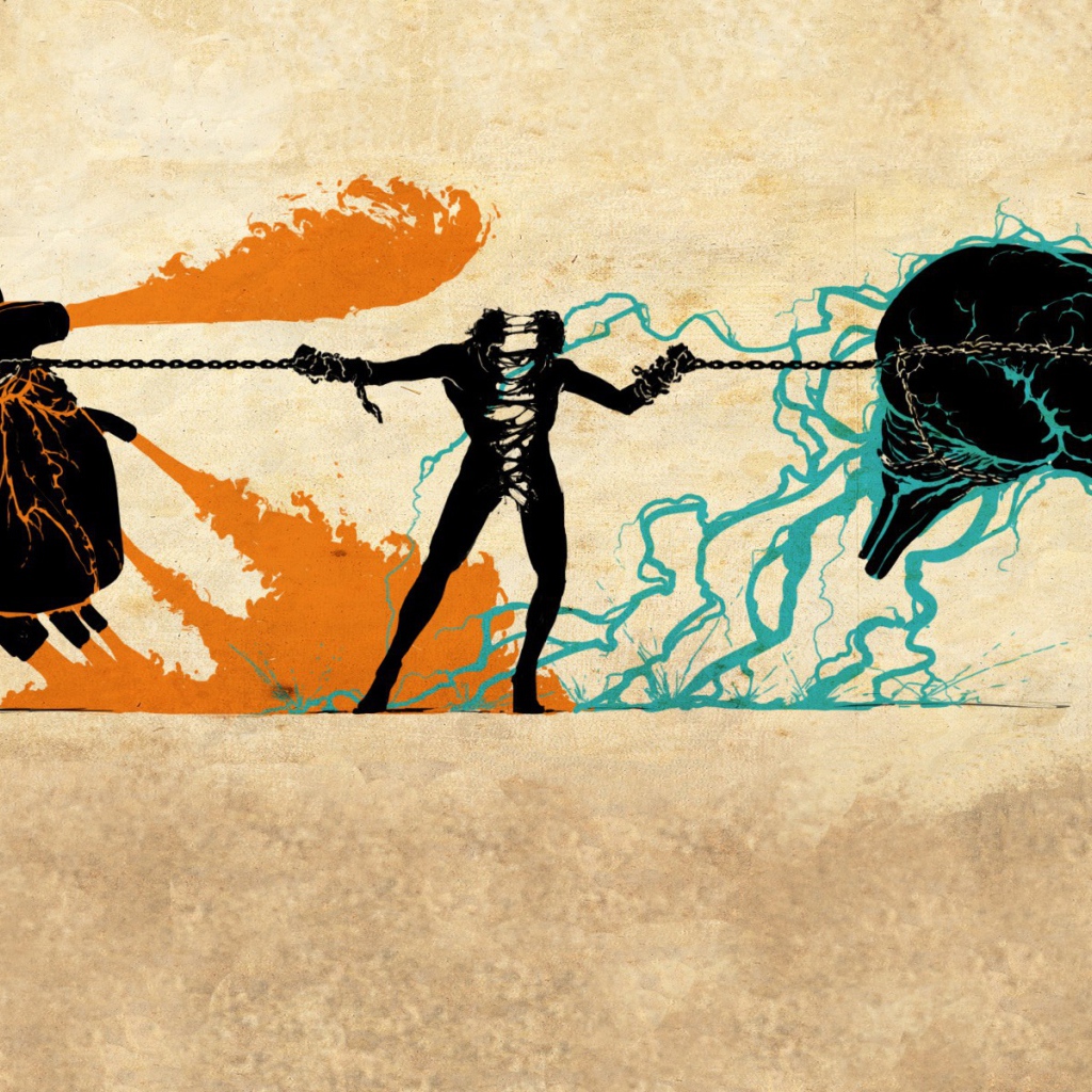 Мозги и сердце разрывают человека