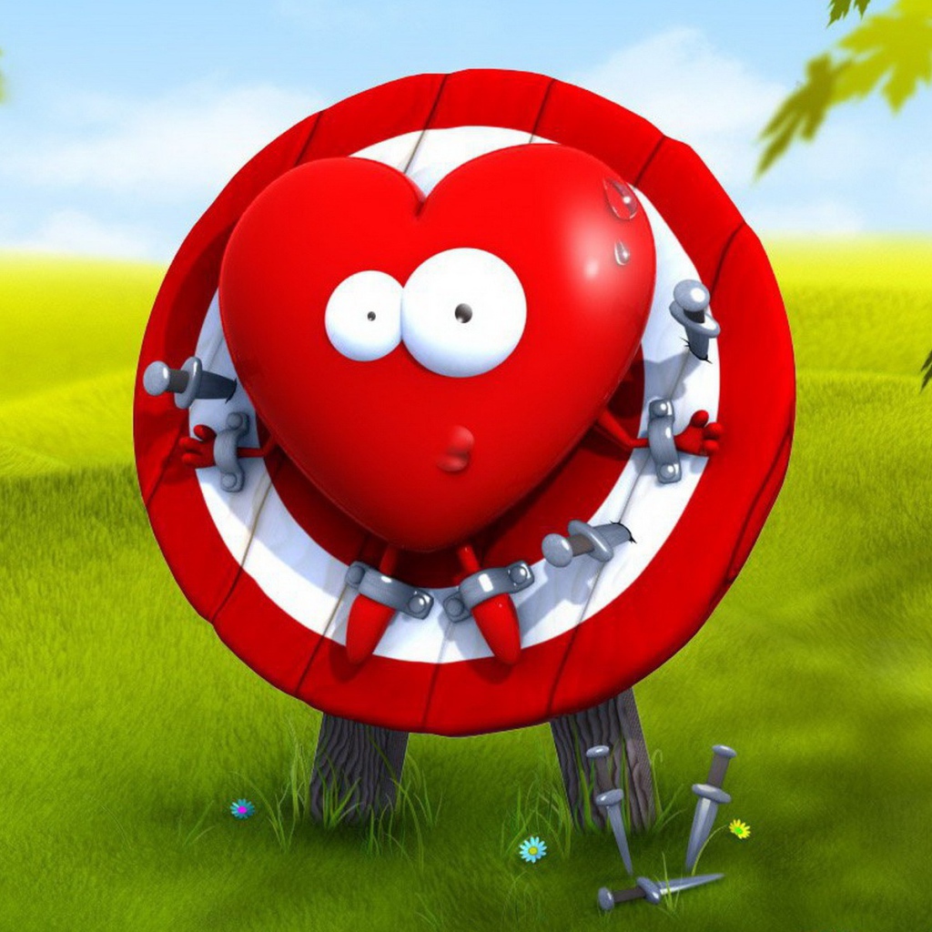 Сердечко на мишени