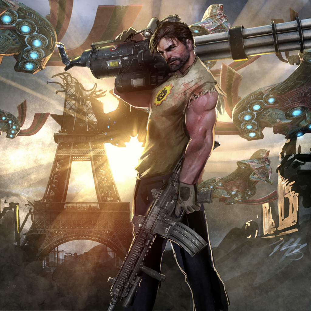 Аватар с оружием