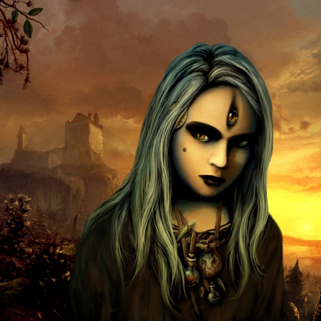 Девушка из игры Ведьмак