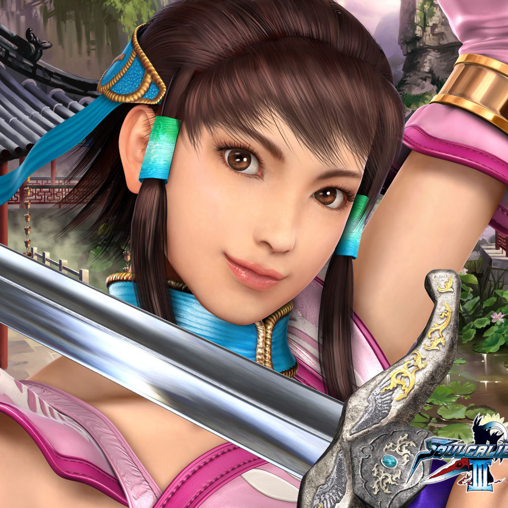 Девушка с мечом из видео игры