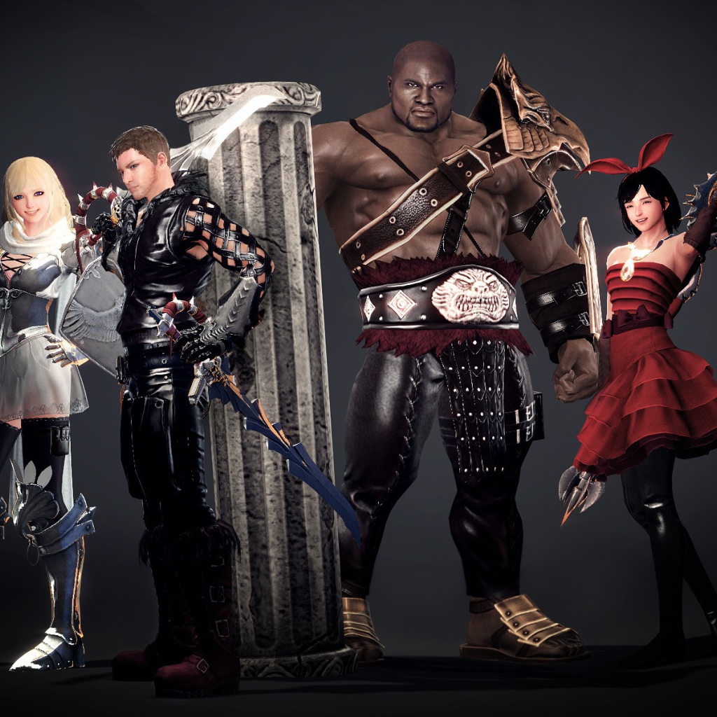 Герои видео игры с оружием