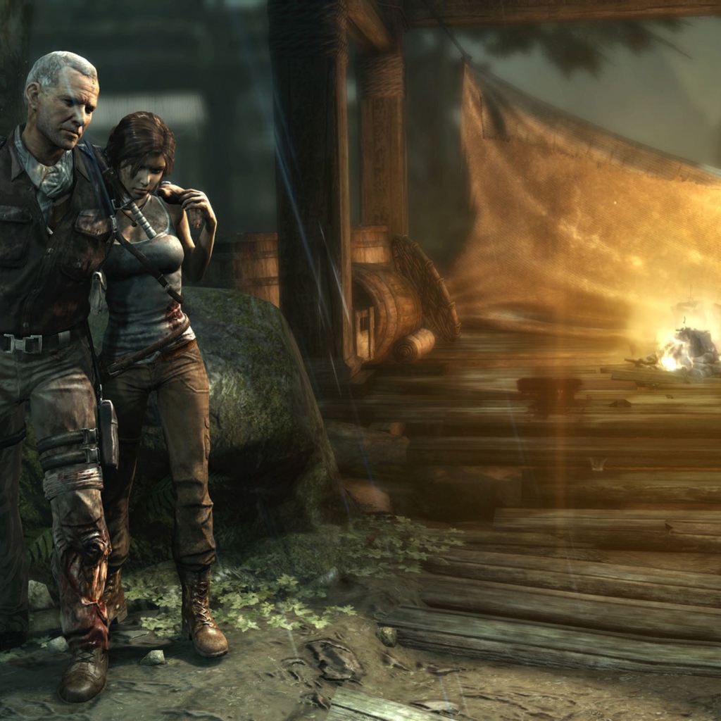 Лара Крофт в видео игре