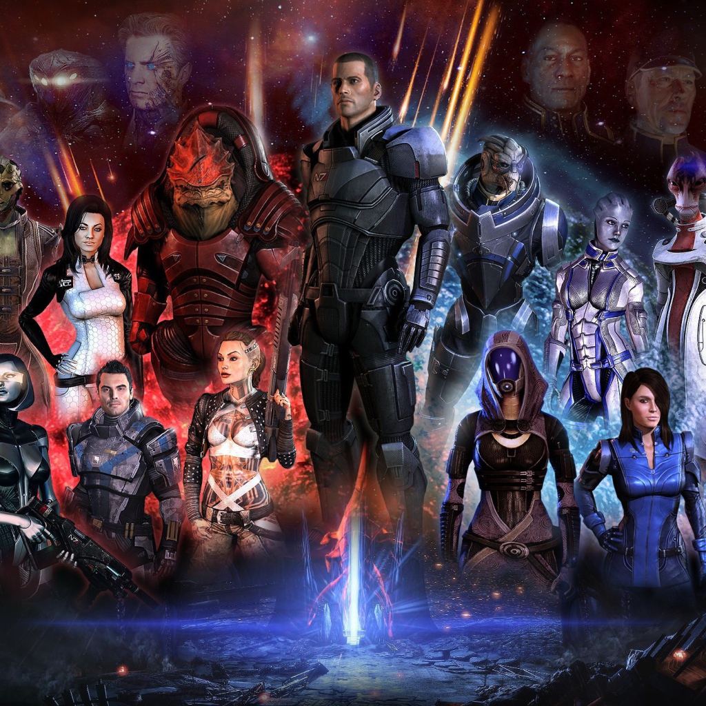 Участники игры Mass Effect