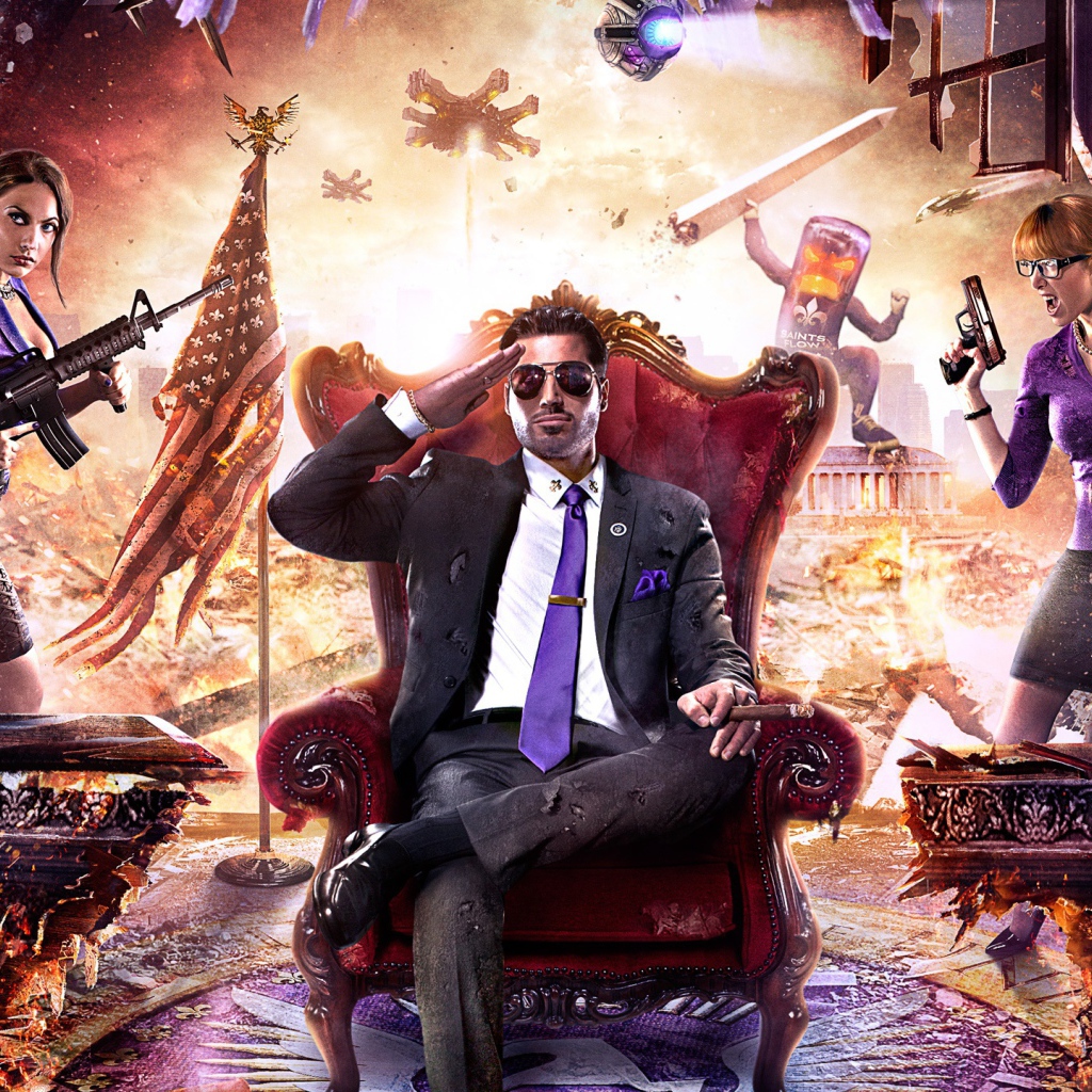 Игра Saints row iv artwork