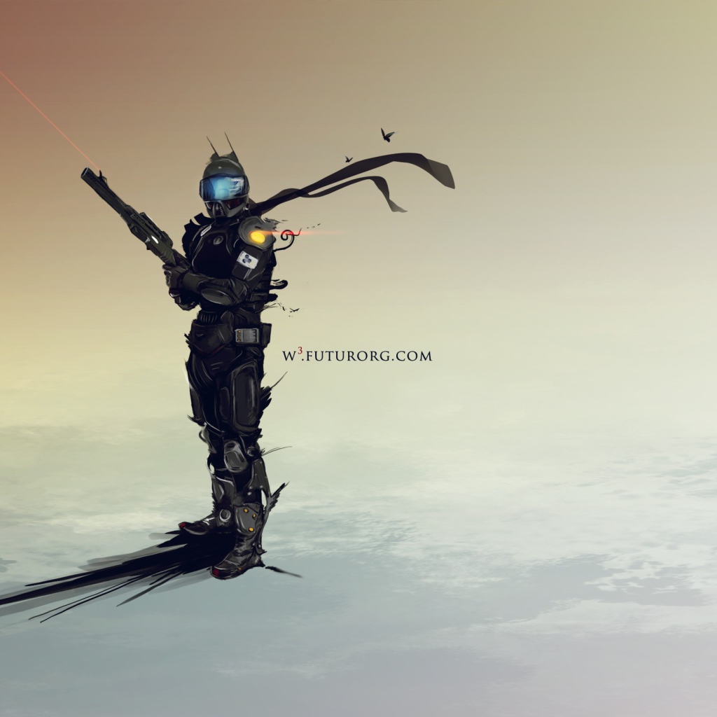 Солдат из видео игры