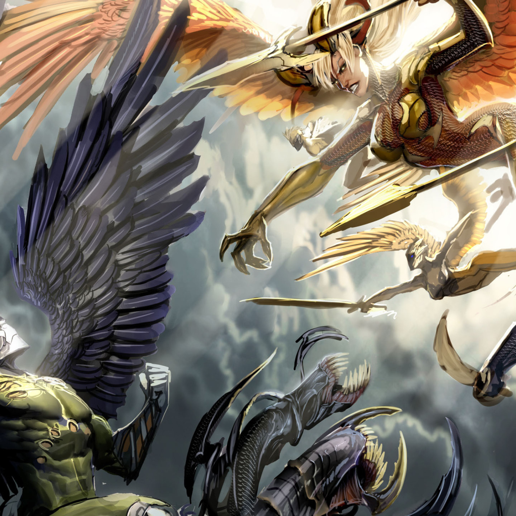 Битва белых и черных ангелов