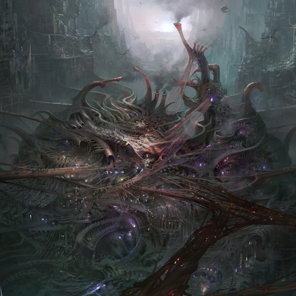 Фантастический город из видео игры