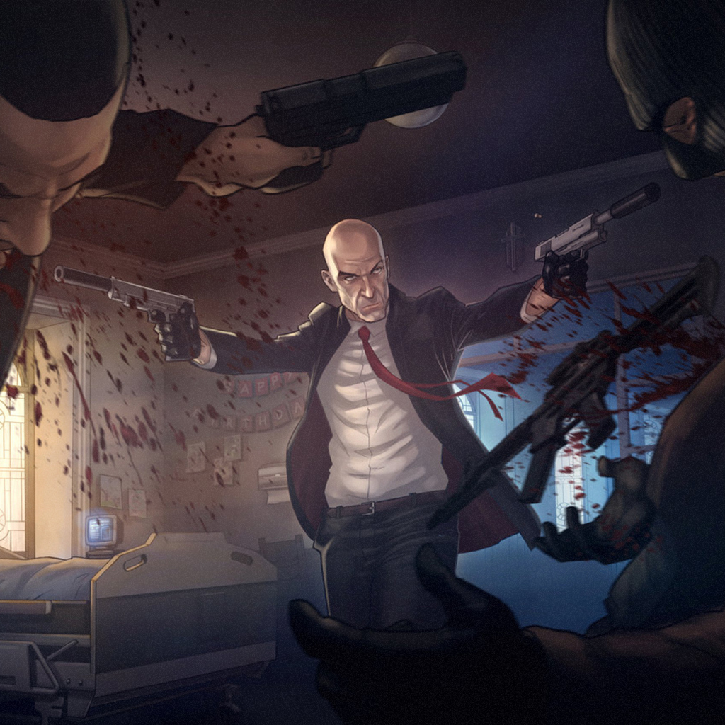 Агент 47 в игре