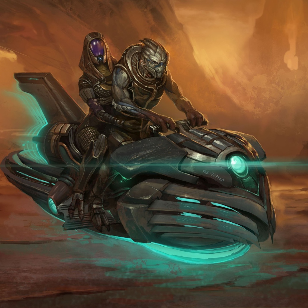 Инопланетяне на космоцикле