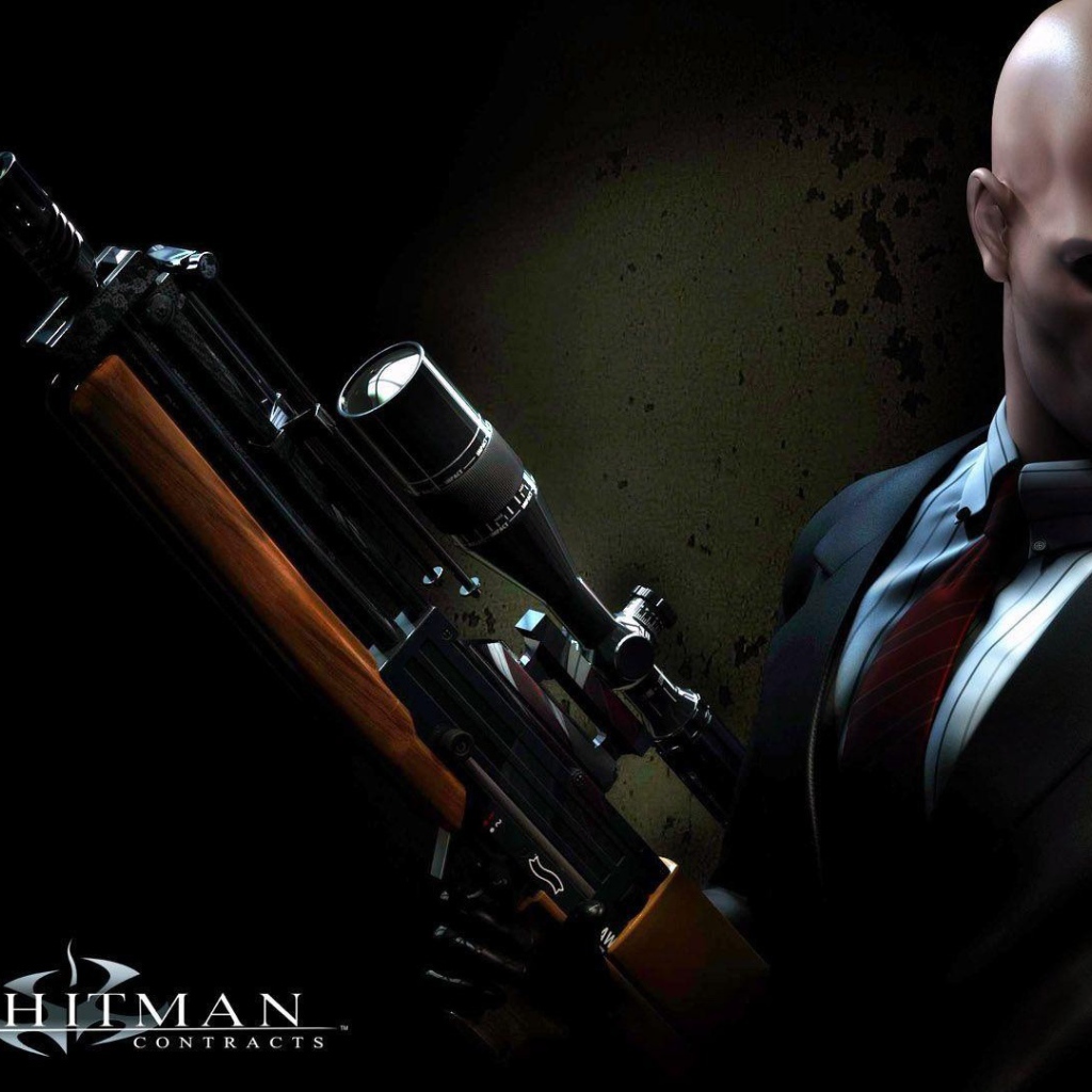 Хитмэн со снайперской винтовкой
