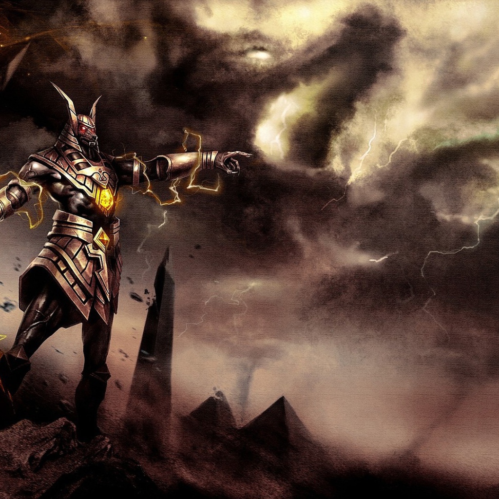 Воин с волшебным жезлом