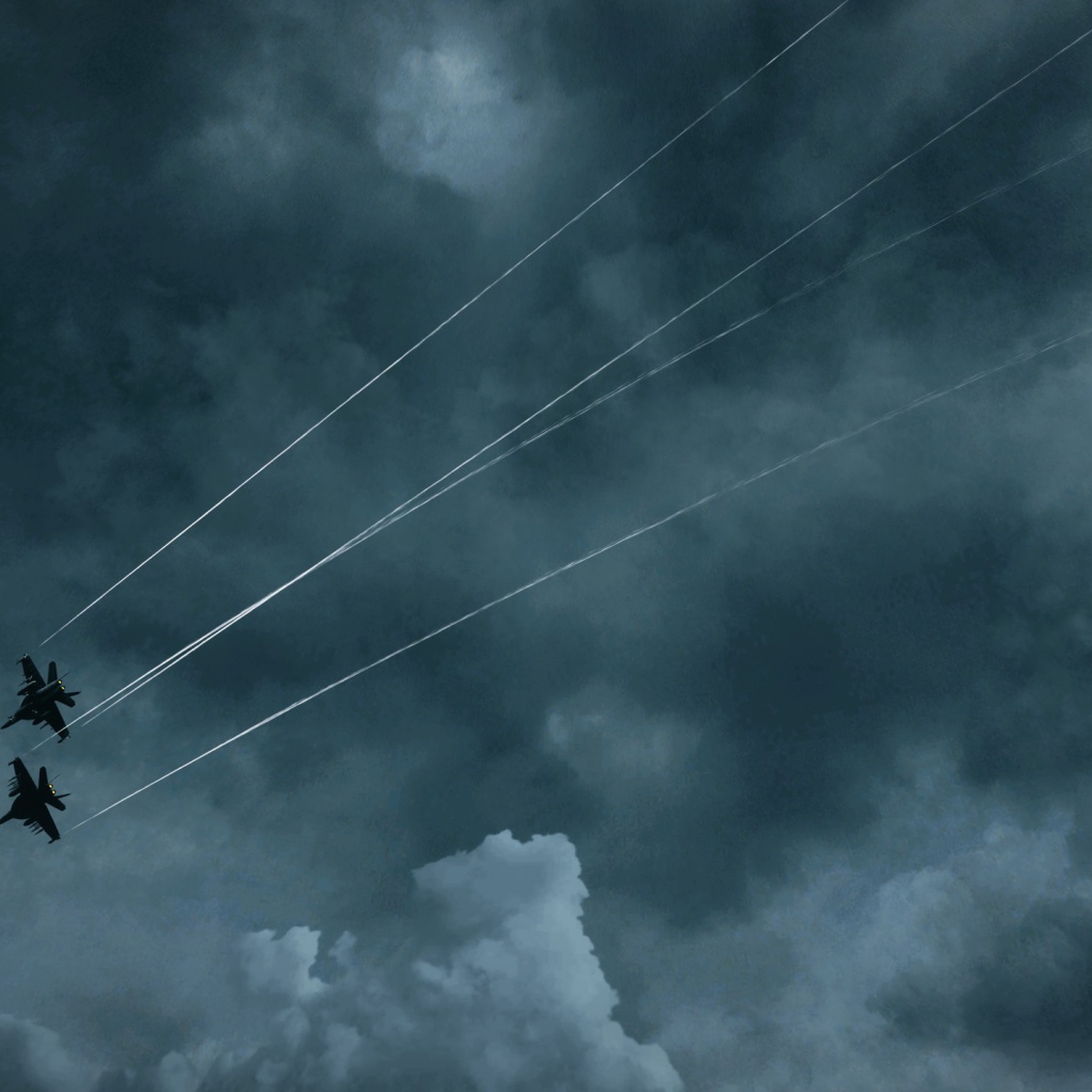 Два самолета из видео игры