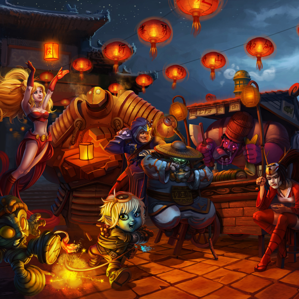 Акали , Жанна и Тристан в игре