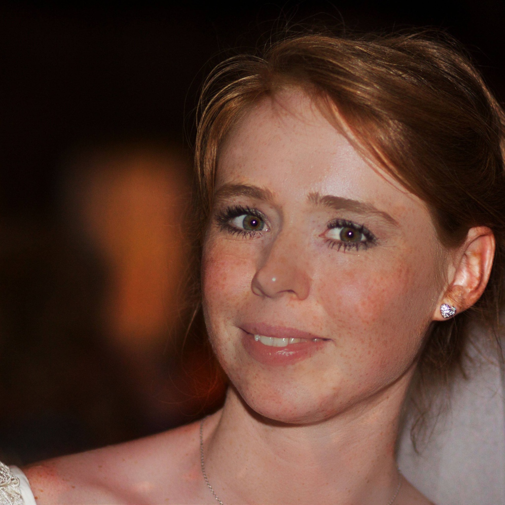 Невеста с веснушками