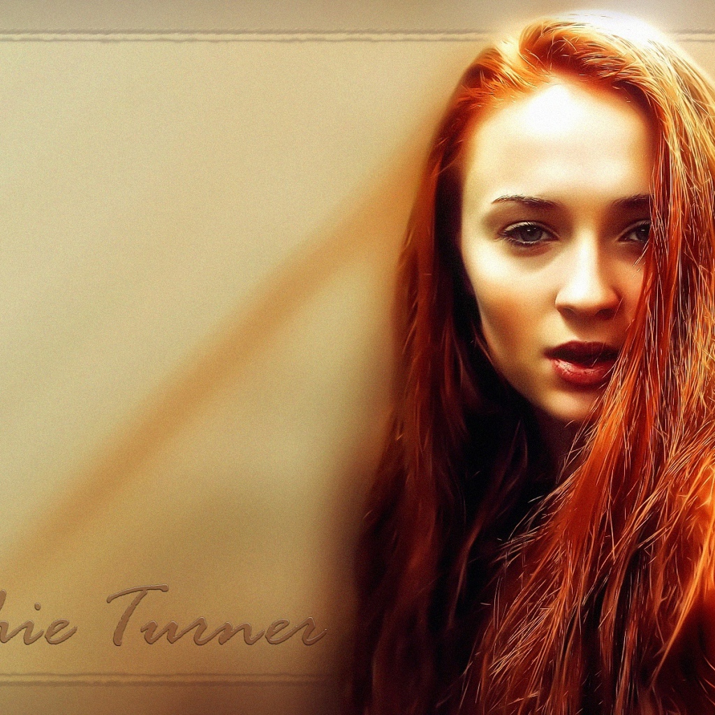 Красивая модель Софи Тернер