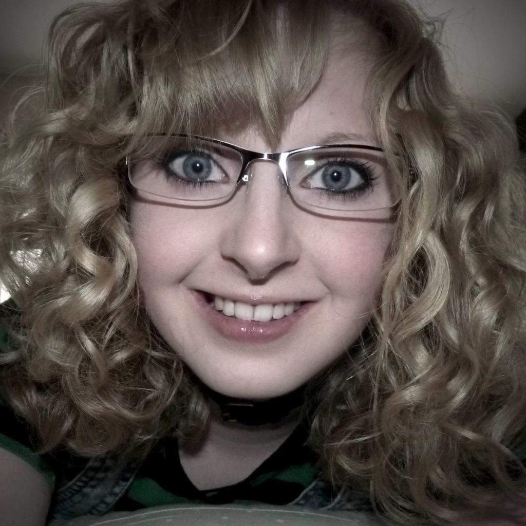 	   Blonde in glasses