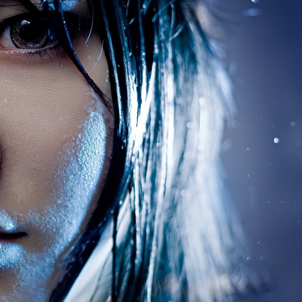 Девушка под дождем