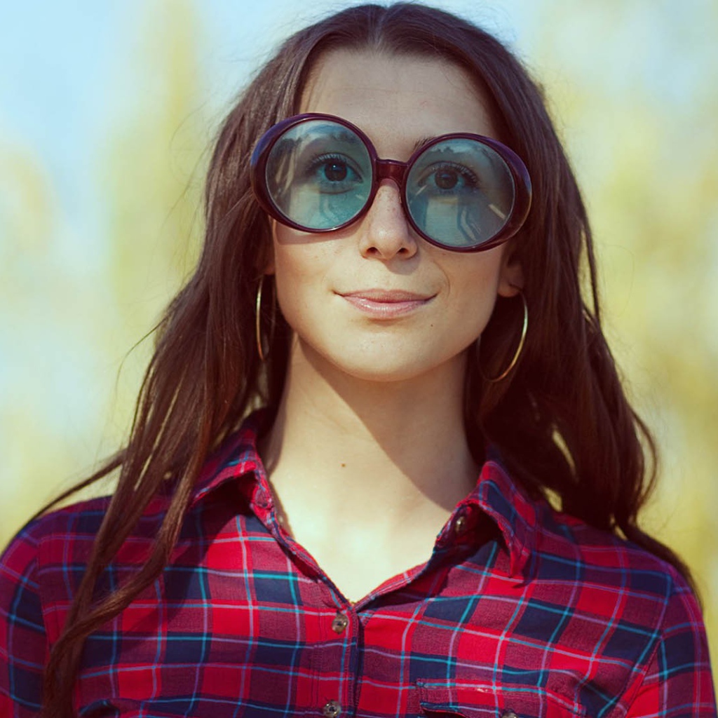 Большие круглые очки