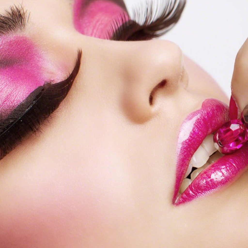 	   Pink makeup