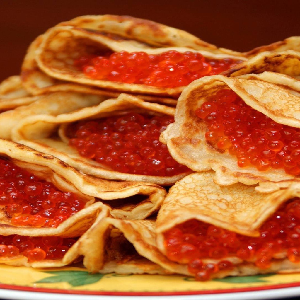 Праздничное угощение на Масленицу