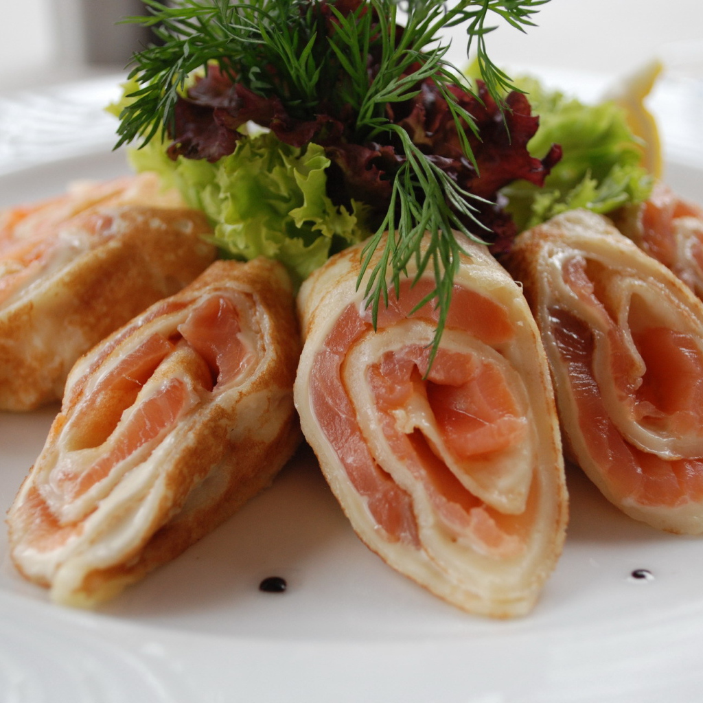 Блинные роллы на Масленицу