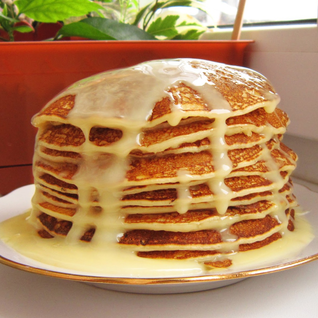 Блины со сгущенкой на Масленицу