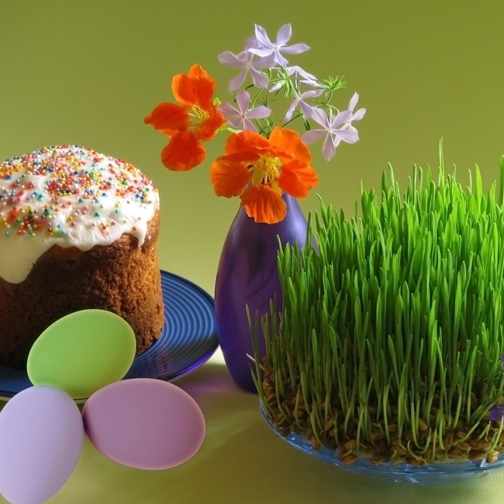 Пасхальный кулич на Пасху