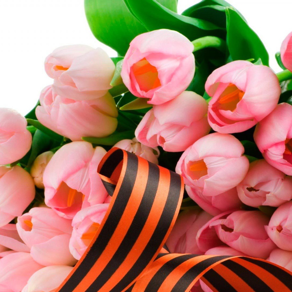 Тюльпаны в День Победы 9 мая