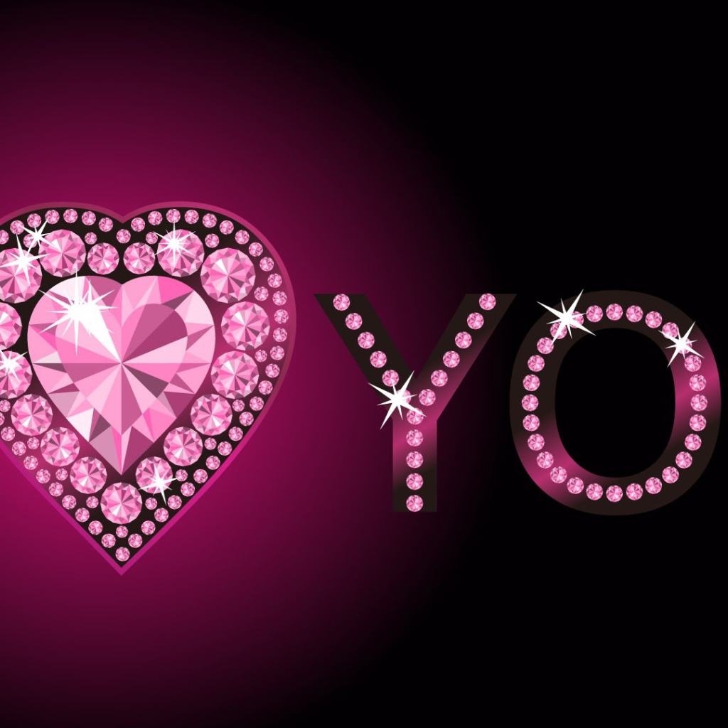 Кристальное сердце на День Святого Валентина 14 февраля