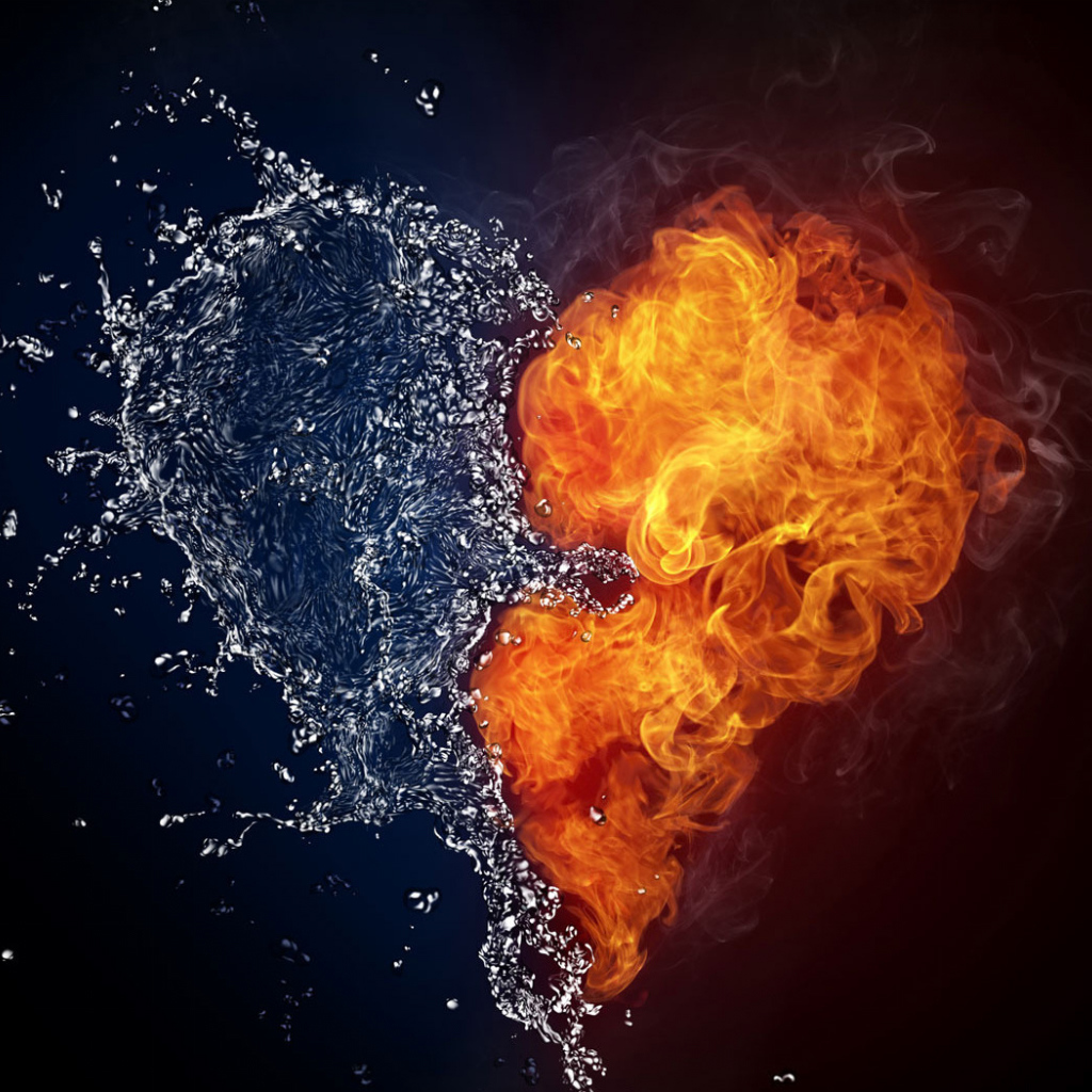 Огонь и вода на День Святого Валентина