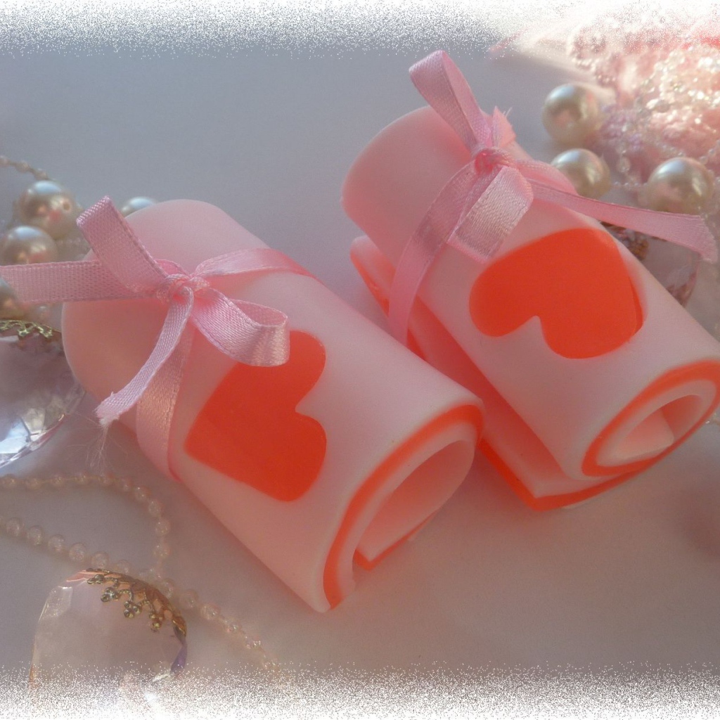 Мыло с сердцем на День Святого Валентина 14 февраля