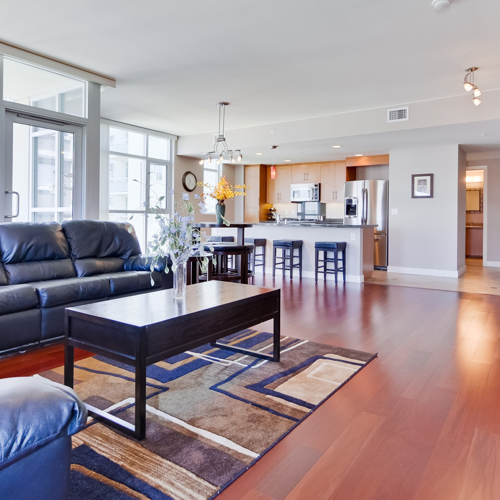 Интерьер холла с баром