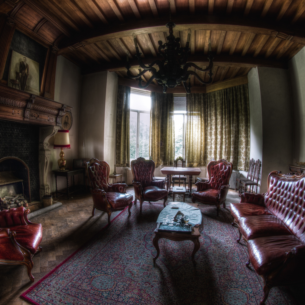 Комната в стиле ретро