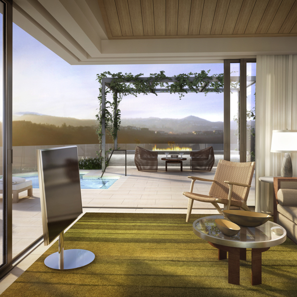 Веранда с телевизором