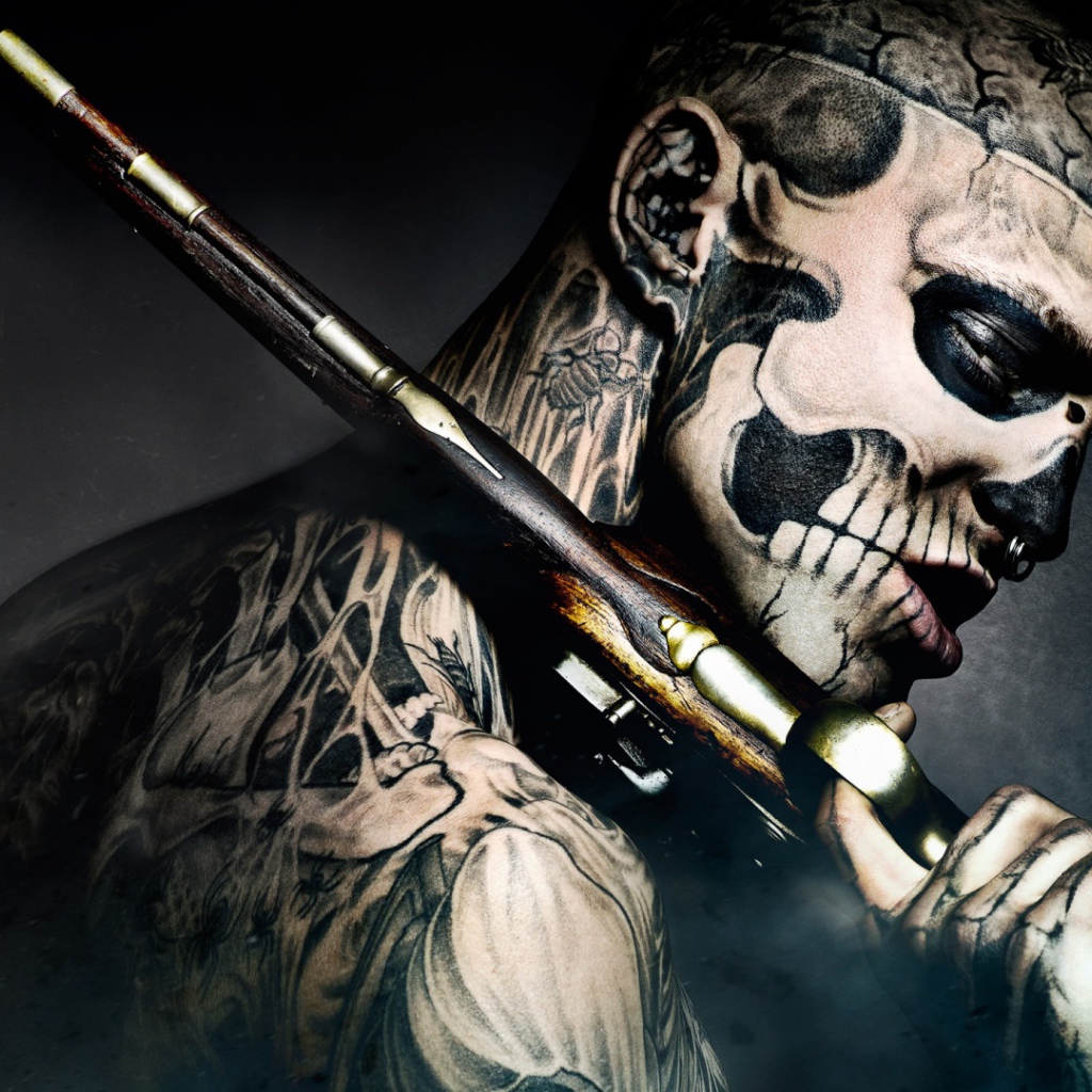 Человек зомби Рик Жене