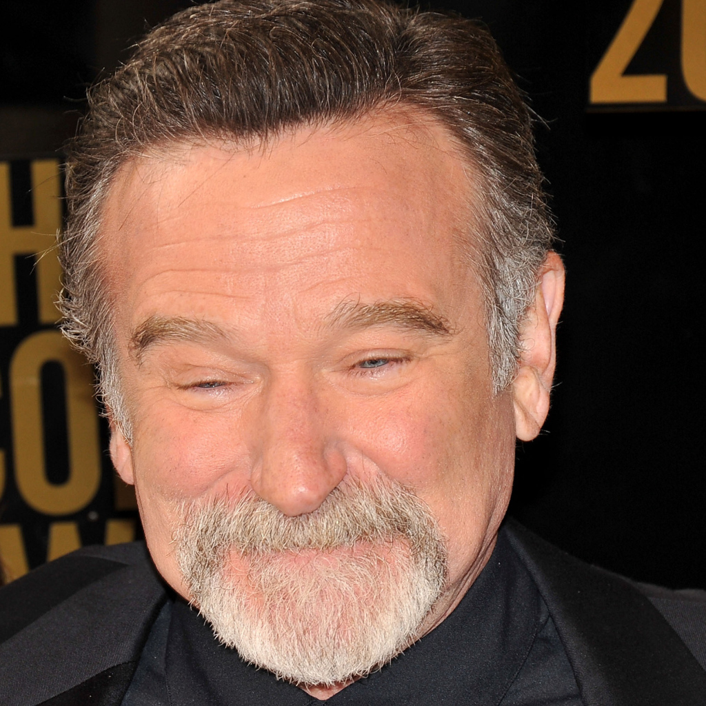 Актер Робин Уильямс улыбается