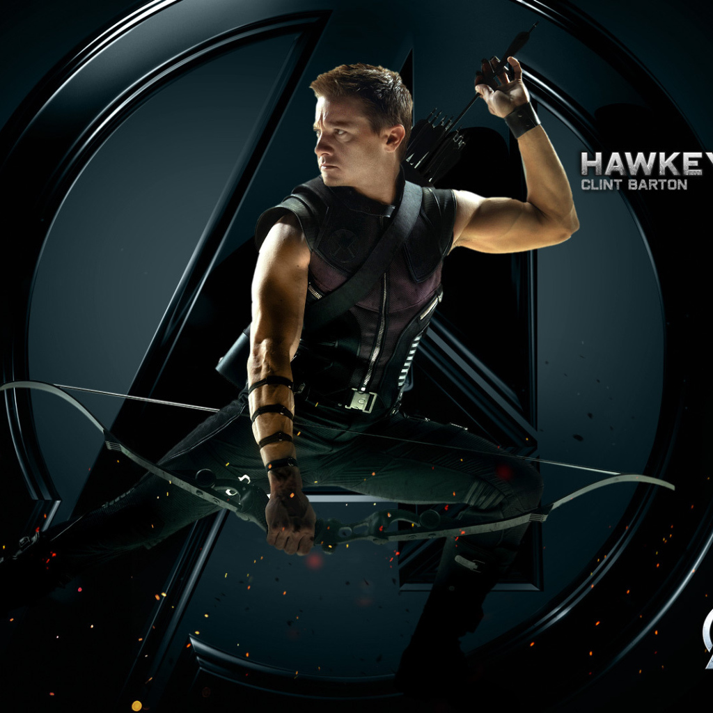 Известный актер Джереми Реннер из фильма Мстители