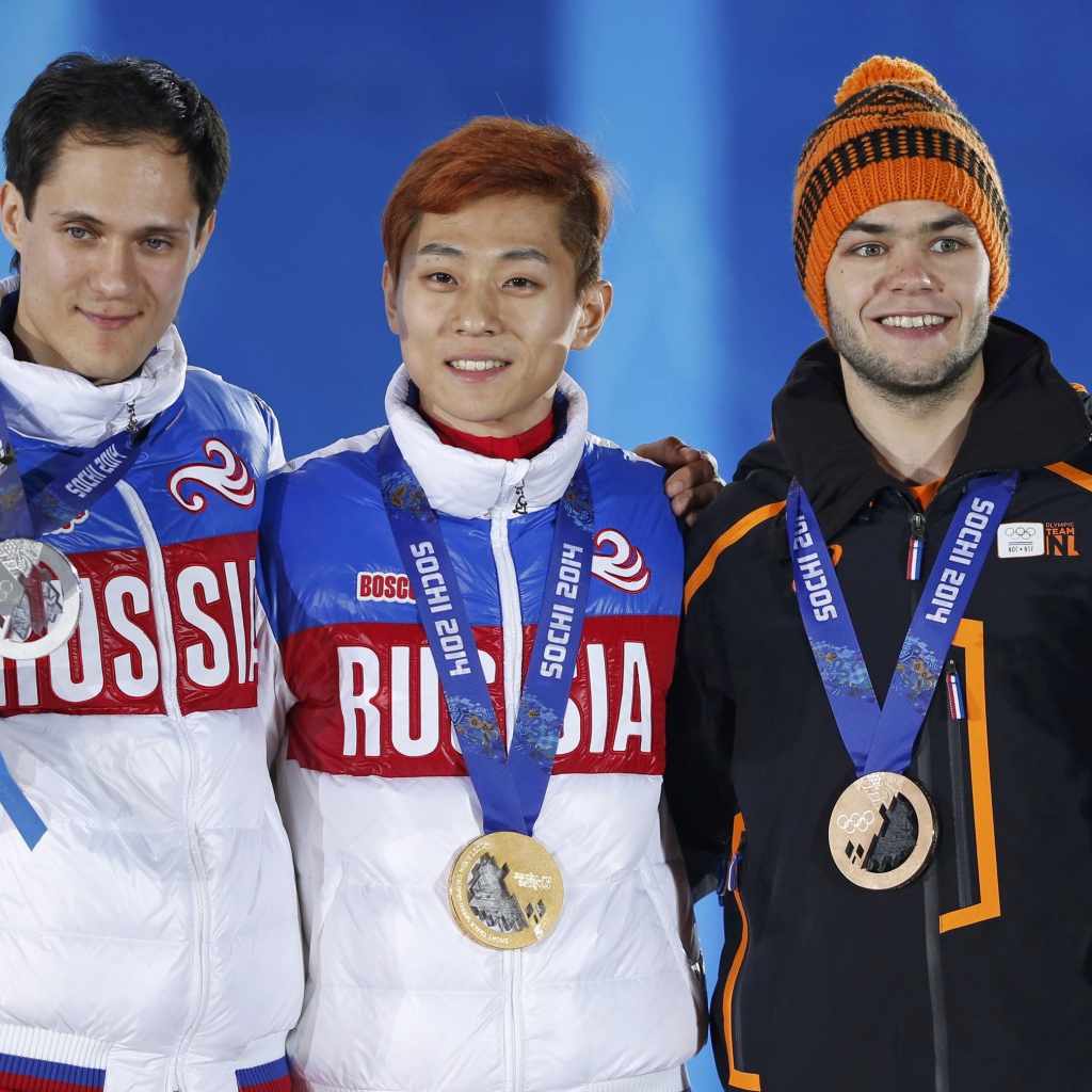 На пьедестале Олимпиады Виктор Ан