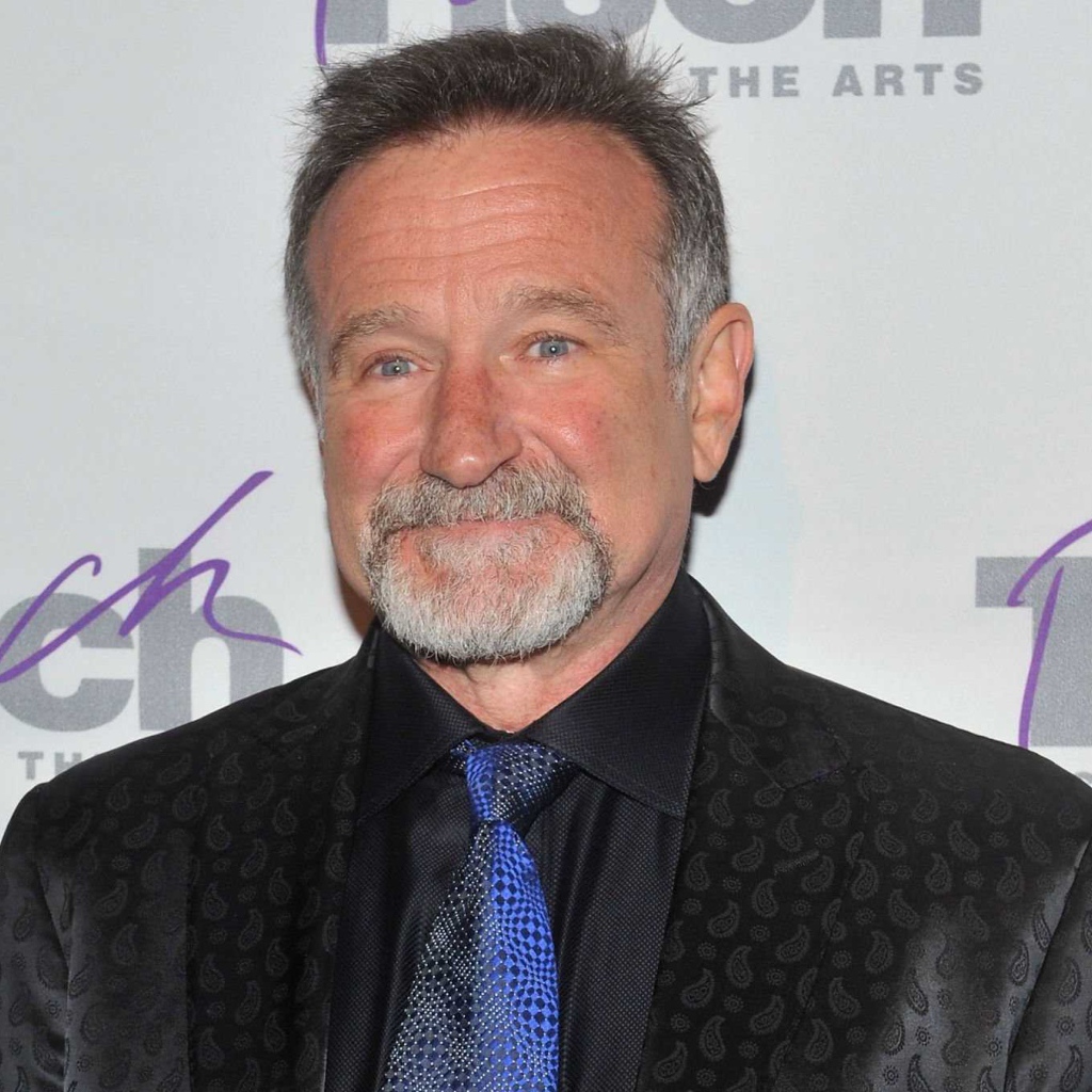 Робин Уильямс с седой бородой