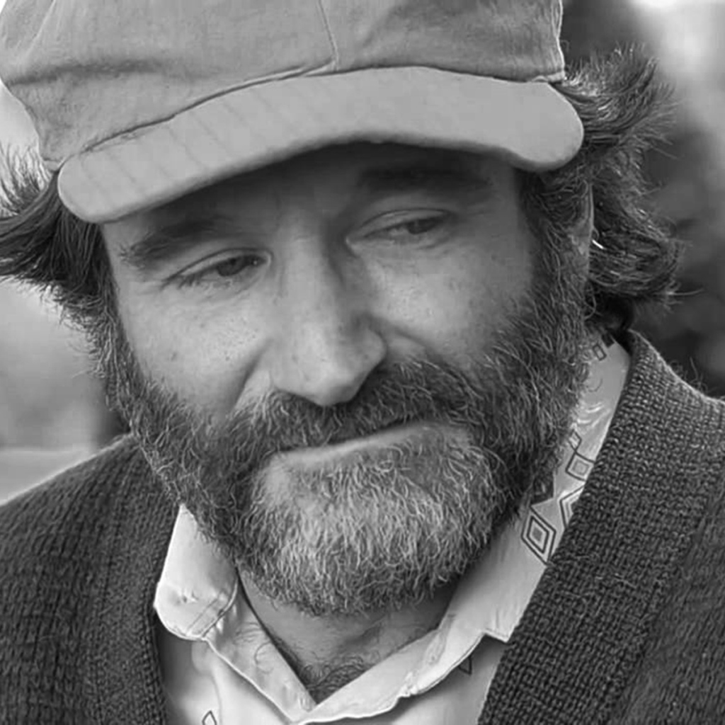 Грустный актер Робин Уильямс